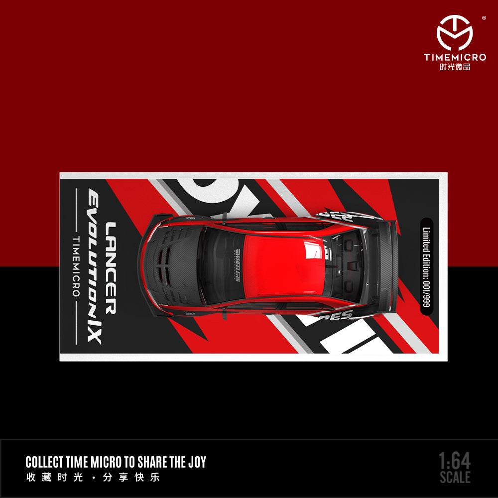 PRE-ORDER Time Micro 1:64 Mitsubishi Evolution IX Red Devils