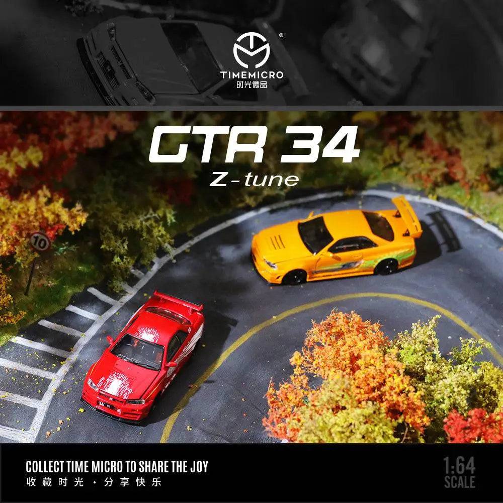 PRE-ORDER Time Micro 1:64 Nissan R34 GTR Z Tune Fast & Furious