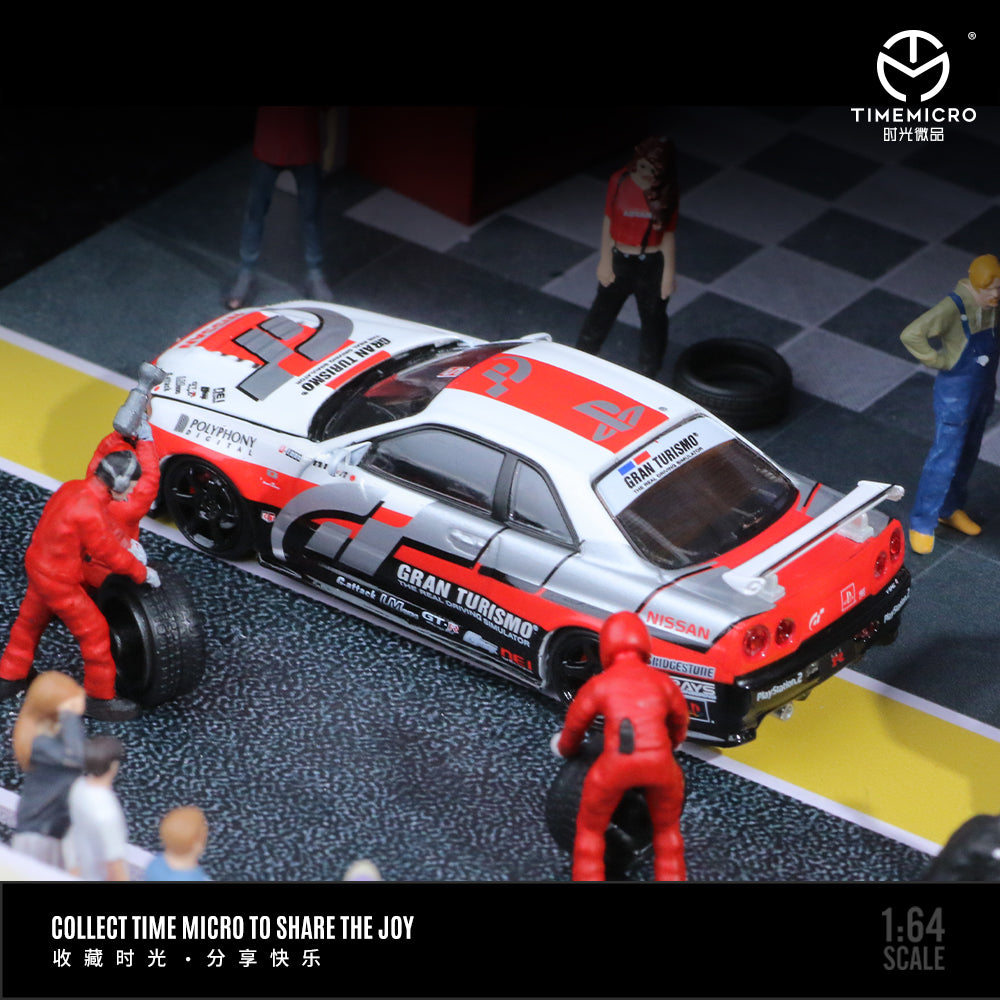 PRE-ORDER Time Micro 1:64 Nissan Skyline GT-R R34 Gran Turismo