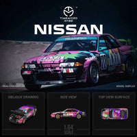 Thumbnail for PRE-ORDER Time Micro 1:64 Nissan Skyline R32 GTR Axia Black