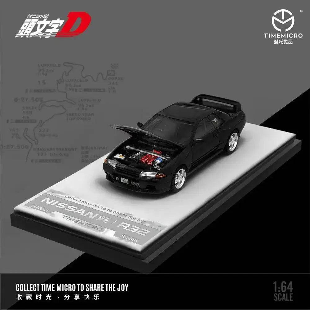 PRE-ORDER Time Micro 1:64 Nissan Skyline R32 GTR Initial D