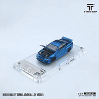 Thumbnail for PRE-ORDER Time Top 1:64 Nissan Skyline GT-R R34 Full Carbon Blue