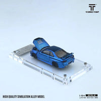 Thumbnail for PRE-ORDER Time Top 1:64 Nissan Skyline GT-R R34 Full Carbon Blue