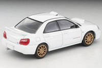 Thumbnail for PRE-ORDER Tomica Limited Vintage LV-N337a Subaru Impreza WRX STi spec C white 2003 model