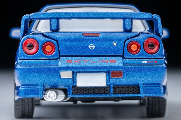 PRE-ORDER Tomica Limited Vintage Neo 1:64 2000 Nissan Skyline 25GT-T Blue w Optional Parts