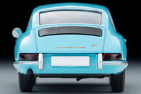 Thumbnail for Tomica LV-110c 1965 Porsche 911 light blue die-cast – rear three-quarter angle showing tail and engine lid