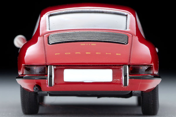 Tomica LV-86h 1:64 Porsche 911S collector-grade red finish – close-up of die-cast body detail