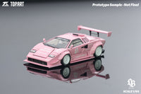 Thumbnail for PRE-ORDER Top Art 1:64 LBWK Countach Pink