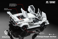 Thumbnail for PRE-ORDER Top Art 1:64 LBWK Countach White #41