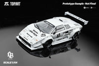 Thumbnail for PRE-ORDER Top Art 1:64 LBWK Countach White #41