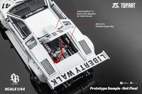 Thumbnail for PRE-ORDER Top Art 1:64 LBWK Countach White #41