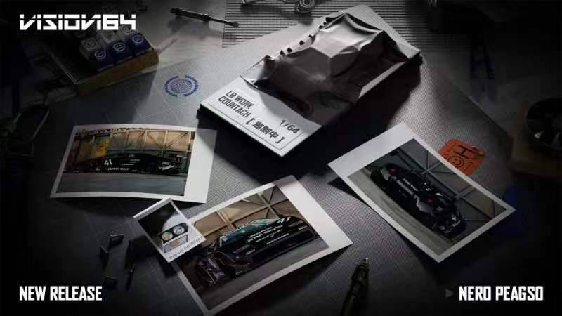 PRE-ORDER VISION64 1:64 LB-WORKS Lamborghini Countach