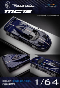 Thumbnail for PRE-ORDER YM Model 1:64 Maserati MC12 Stradale