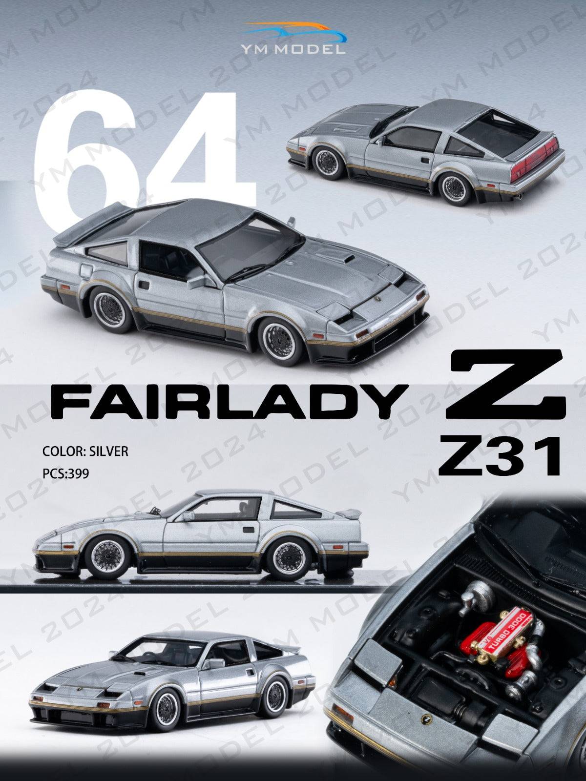 PRE-ORDER YM Model 1:64 Nissan Fairlady Z Z31