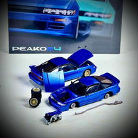 Thumbnail for Peako 1:64 NIssan Silvia S13 Sileighty TMCS Event Special w/ Accesorries