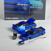 Thumbnail for Peako 1:64 NIssan Silvia S13 Sileighty TMCS Event Special w/ Accesorries
