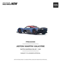 Thumbnail for Pop Race 1:64 Aston Martin Valkyrie Marina Blue