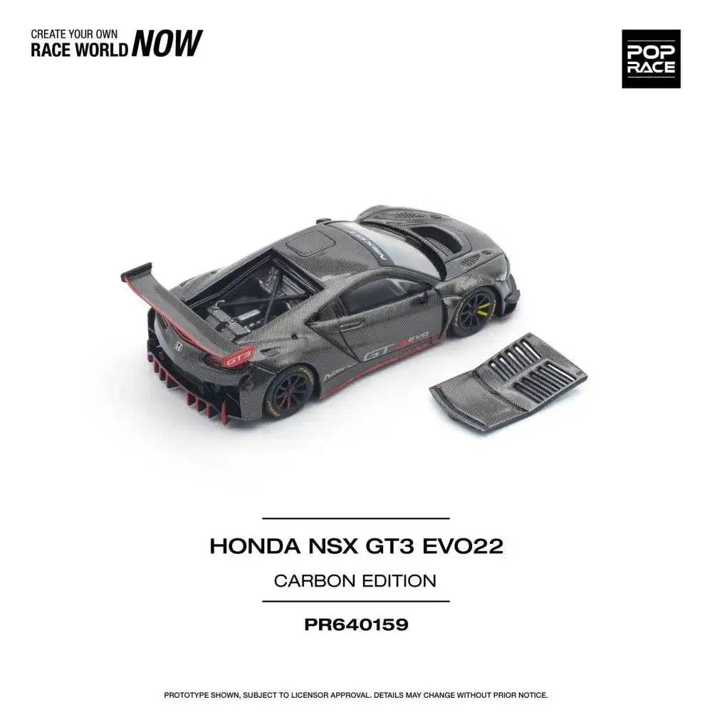 Pop Race 1:64 Honda NSX GT3 EVO22 EVA EVO22 Carbon Edition