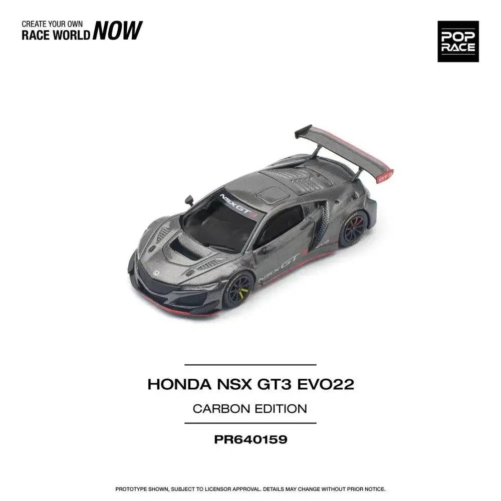 Pop Race 1:64 Honda NSX GT3 EVO22 EVA EVO22 Carbon Edition