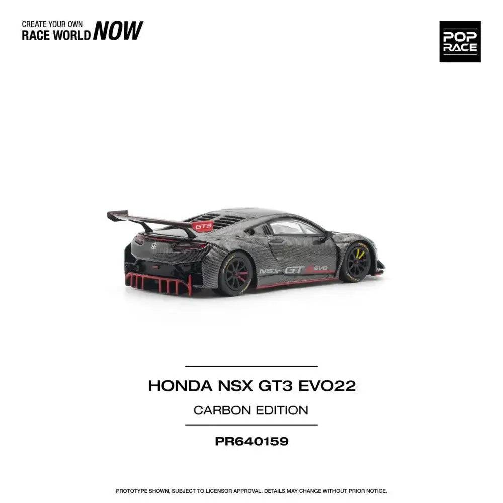 Pop Race 1:64 Honda NSX GT3 EVO22 EVA EVO22 Carbon Edition