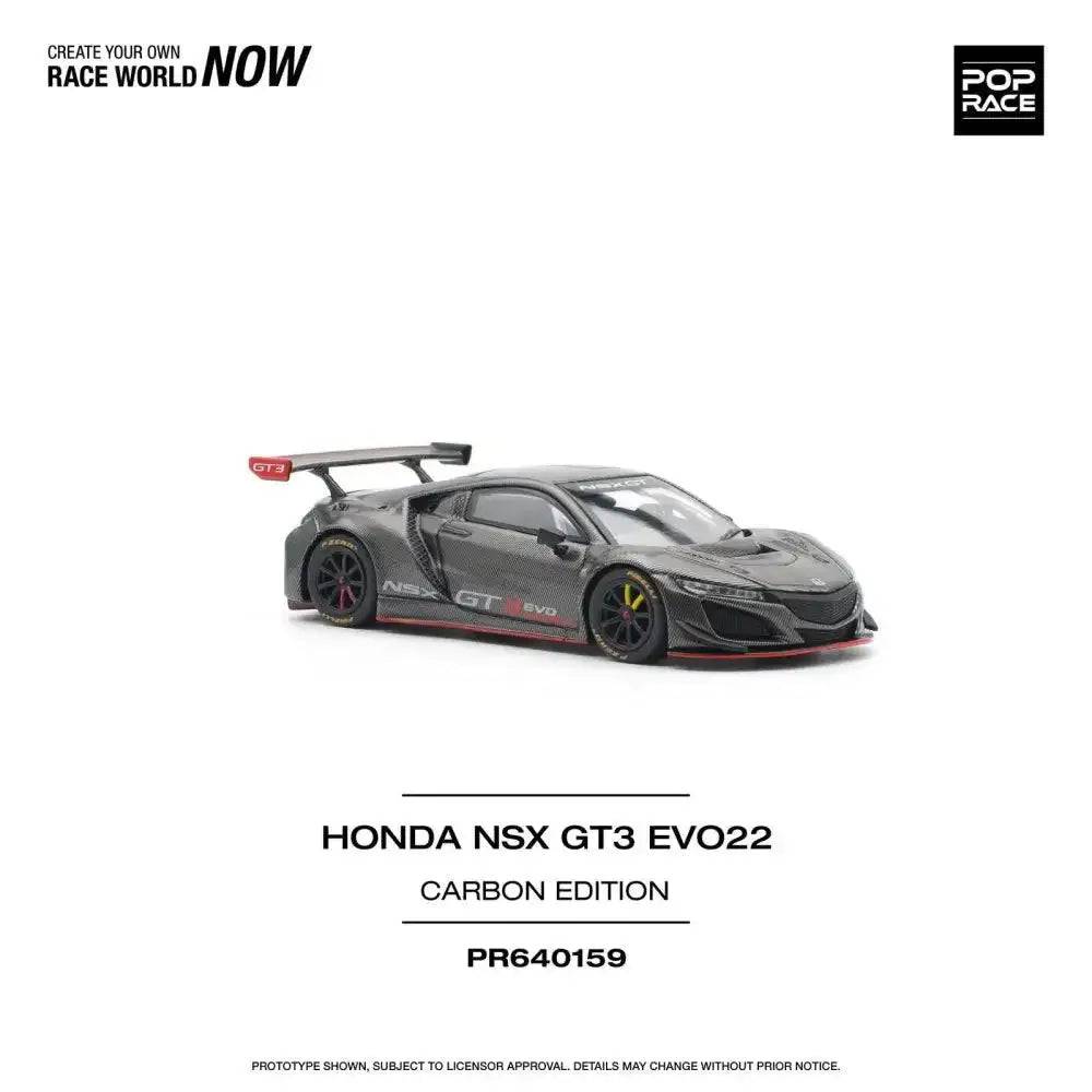 Pop Race 1:64 Honda NSX GT3 EVO22 EVA EVO22 Carbon Edition
