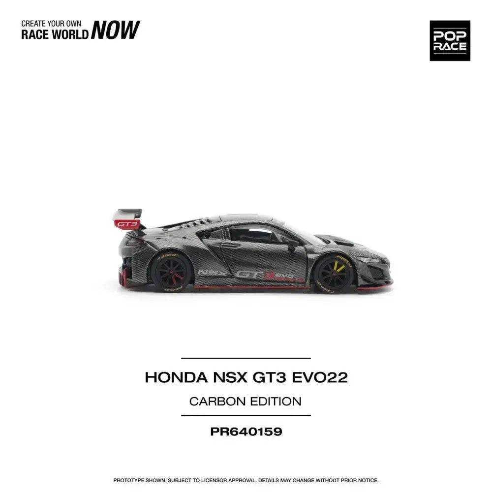 Pop Race 1:64 Honda NSX GT3 EVO22 EVA EVO22 Carbon Edition