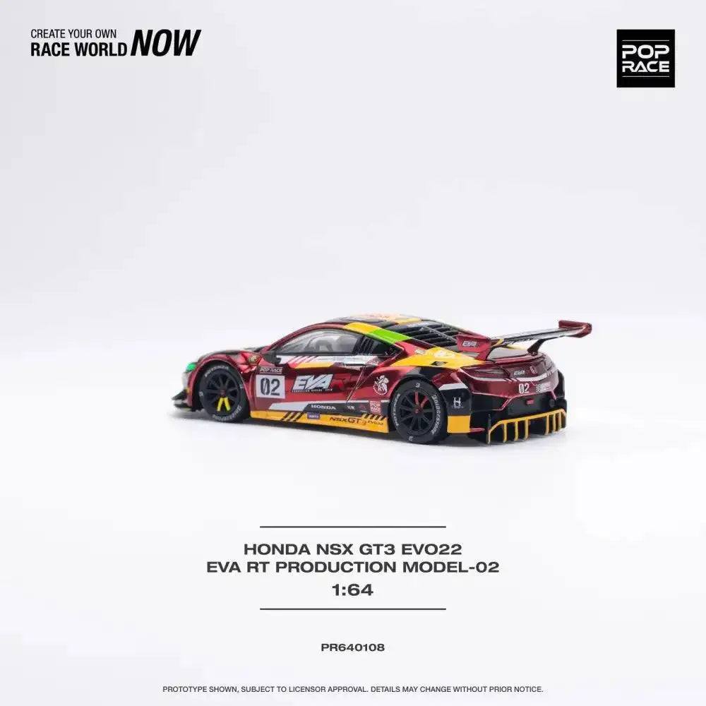 Pop Race 1:64 Honda NSX GT3 EVO22 EVA RT Production Model-02