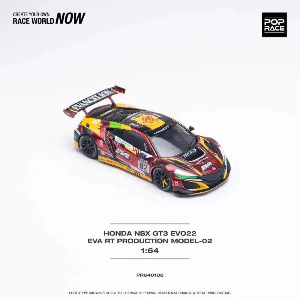 Pop Race 1:64 Honda NSX GT3 EVO22 EVA RT Production Model-02