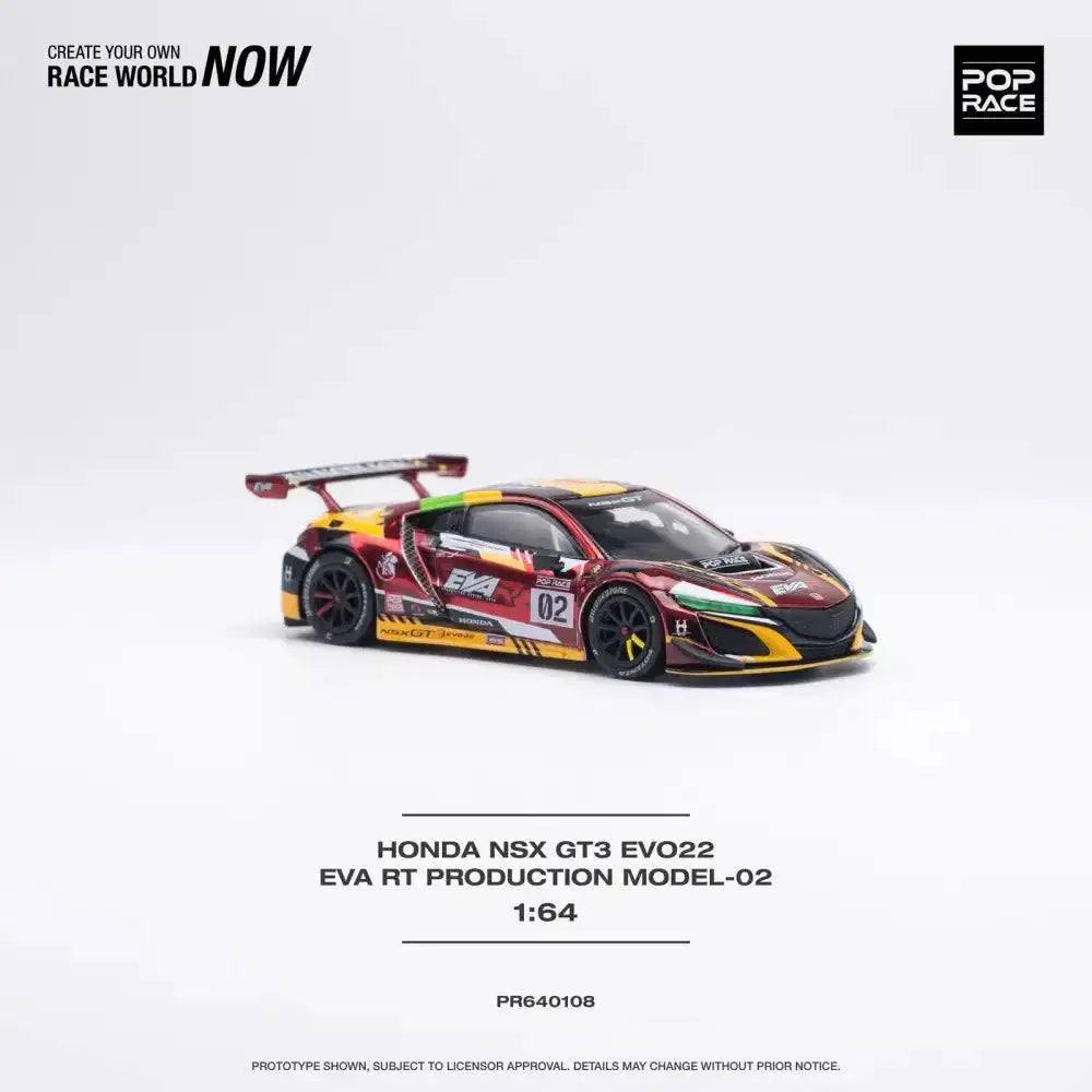 Pop Race 1:64 Honda NSX GT3 EVO22 EVA RT Production Model-02