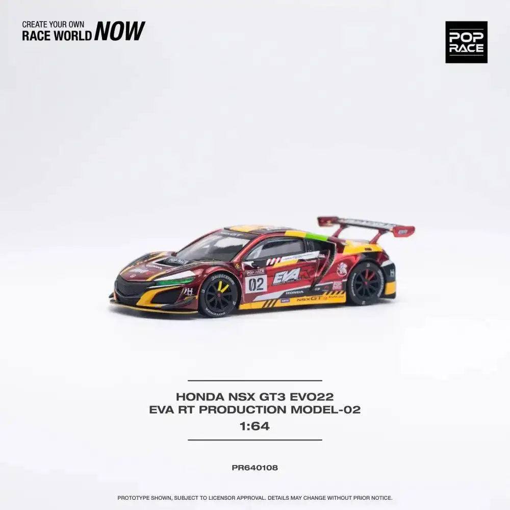 Pop Race 1:64 Honda NSX GT3 EVO22 EVA RT Production Model-02