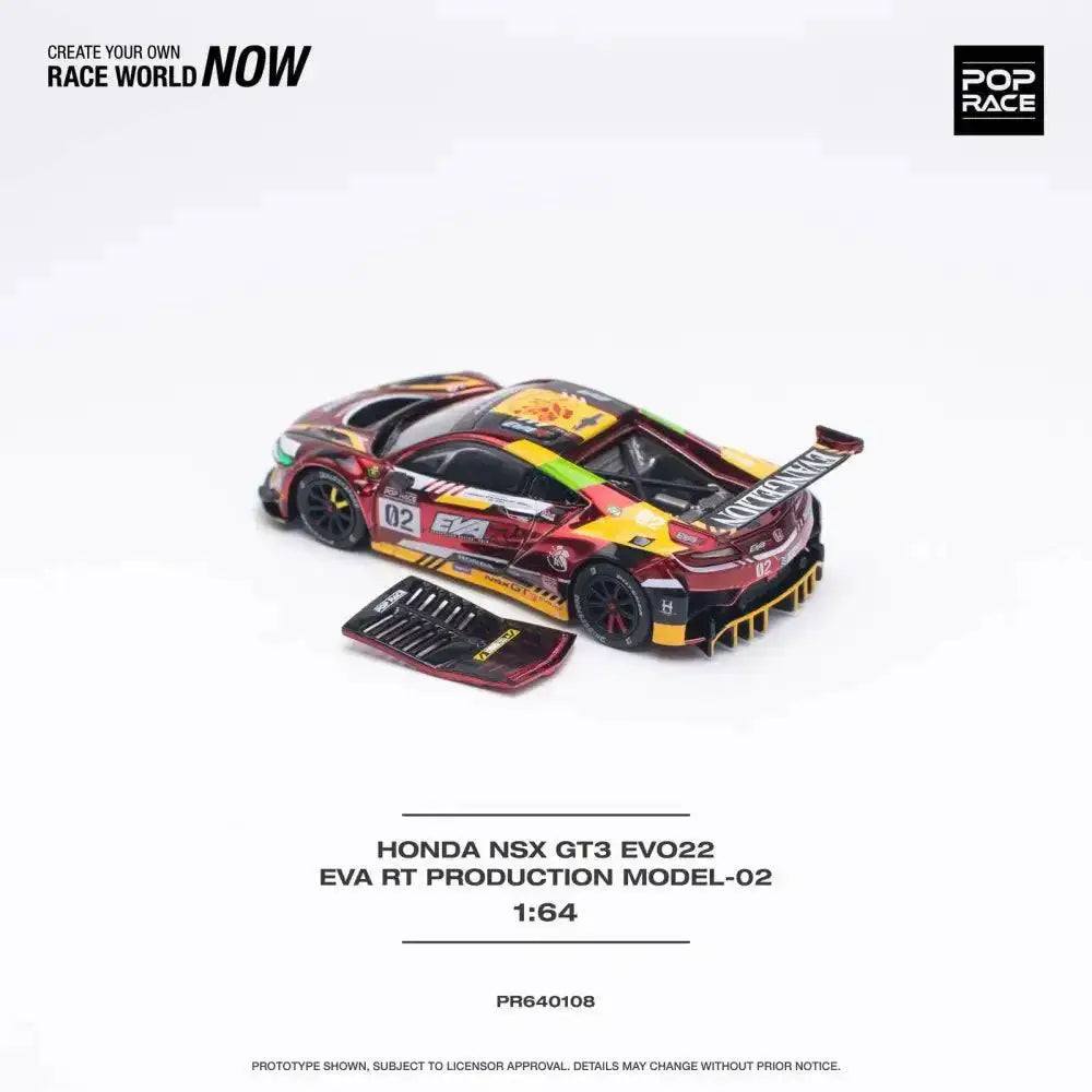 Pop Race 1:64 Honda NSX GT3 EVO22 EVA RT Production Model-02