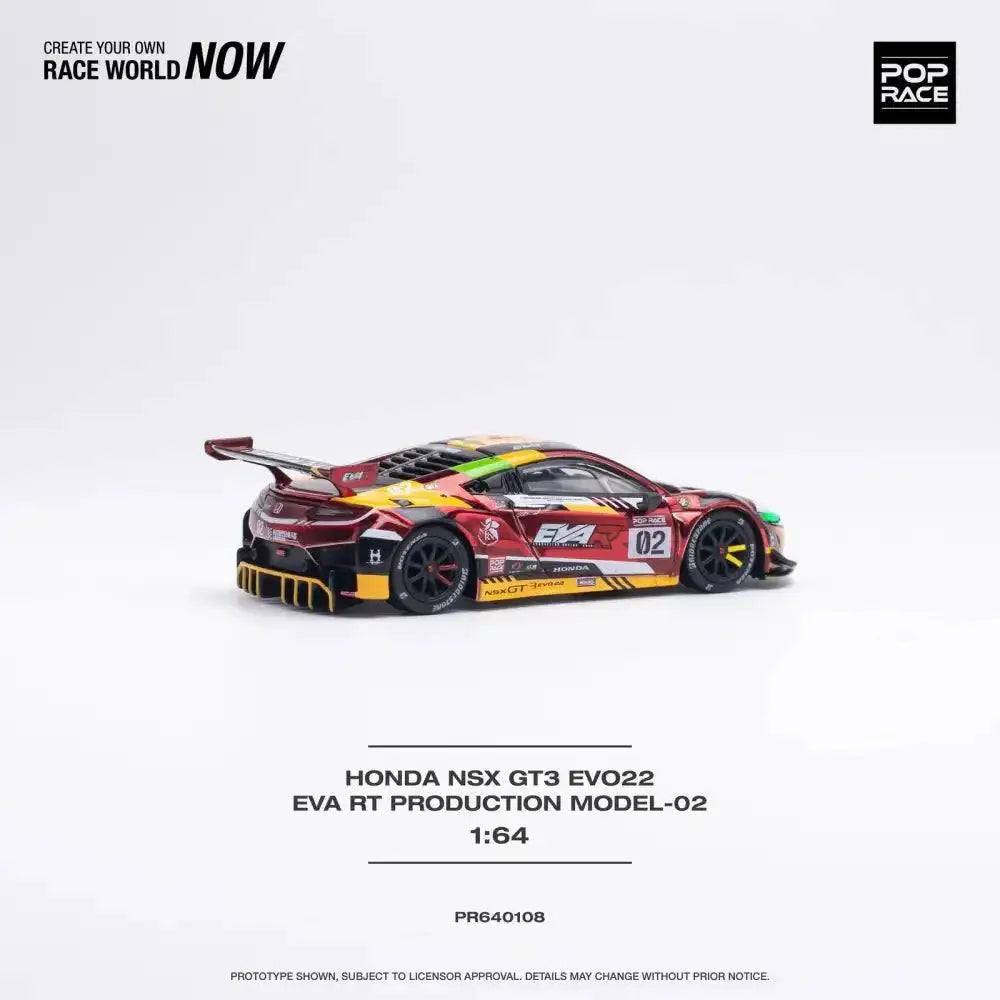 Pop Race 1:64 Honda NSX GT3 EVO22 EVA RT Production Model-02