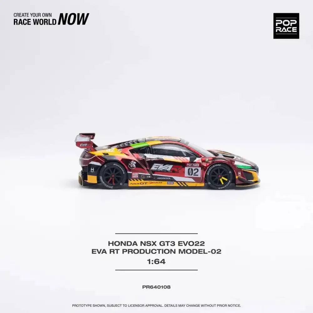 Pop Race 1:64 Honda NSX GT3 EVO22 EVA RT Production Model-02