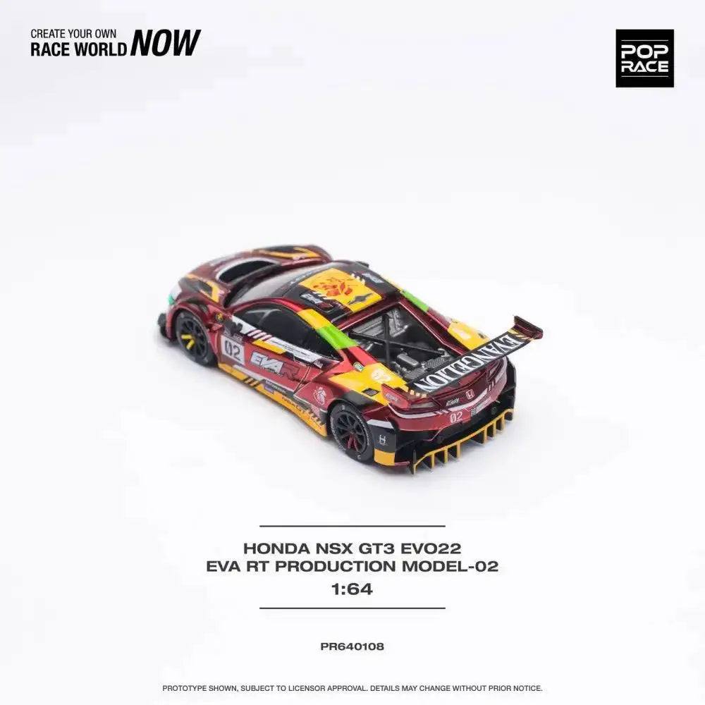 Pop Race 1:64 Honda NSX GT3 EVO22 EVA RT Production Model-02