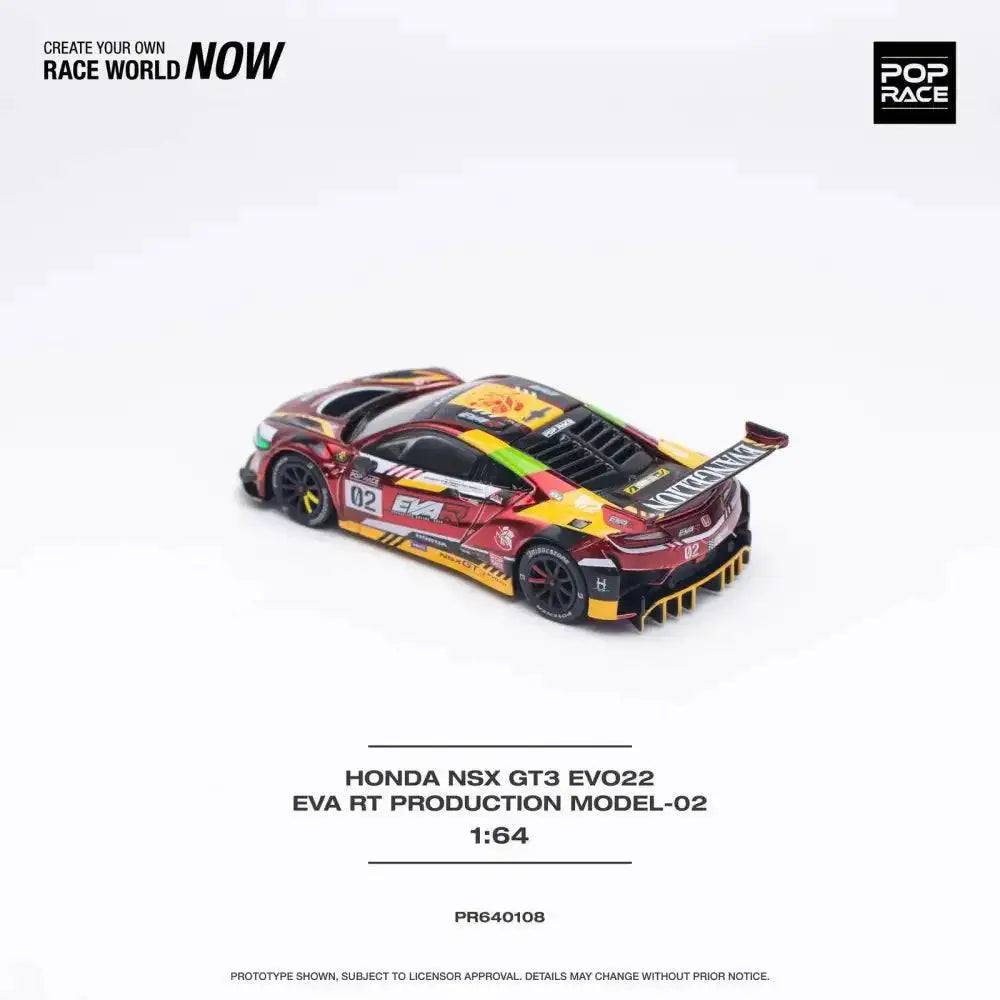 Pop Race 1:64 Honda NSX GT3 EVO22 EVA RT Production Model-02