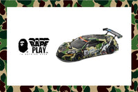Thumbnail for Pop Race 1:64 Honda NSX GT3 EVO22 KCMG BAPE BATHING APE