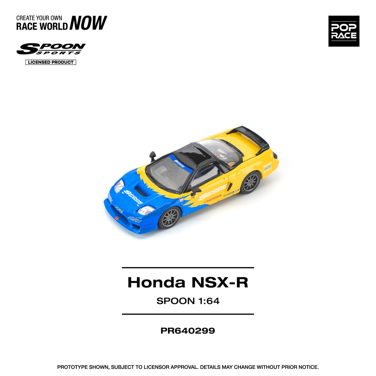 Pop Race 1:64 Honda NSX-R SPOON – Pre-Order