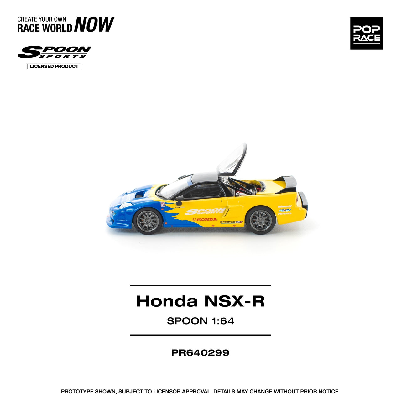 Pop Race 1:64 Honda NSX-R SPOON – Pre-Order