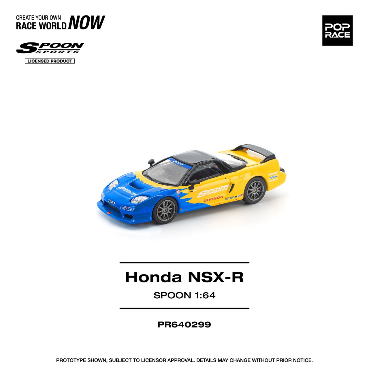 Pop Race 1:64 Honda NSX-R SPOON – Pre-Order