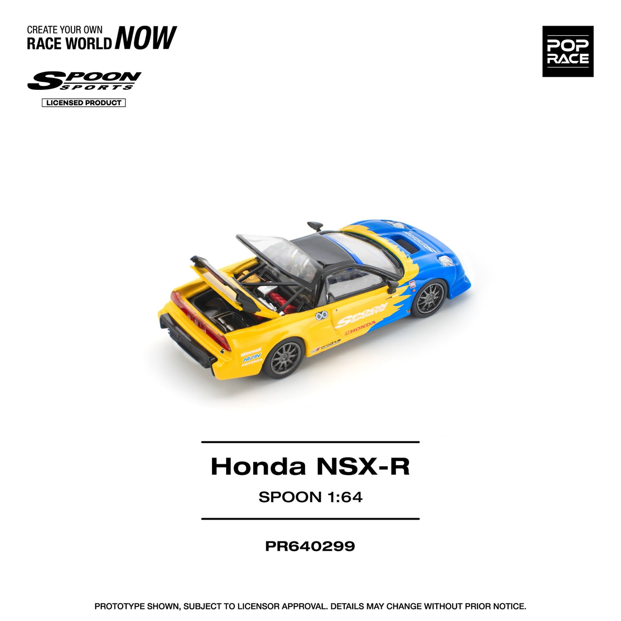 Pop Race 1:64 Honda NSX-R SPOON – Pre-Order