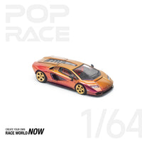 Thumbnail for Pop Race 1:64 Lamborghini Countach LP 800-4 - BLU HAL
