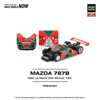 Thumbnail for Pop Race 1:64 Mazda 787B 1991 LE MANS 24H WINNER