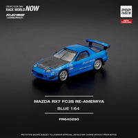 Thumbnail for Pop Race 1:64 Mazda RX-7 FC3S RE-AMEMIYA Blue