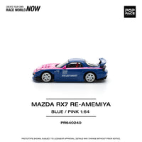 Thumbnail for Pop Race 1:64 Mazda RX-7 FD3S RE-AMEMIYA BLUE/PINK
