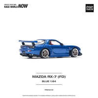 Thumbnail for Pop Race 1:64 Mazda RX-7 FD3S RE-AMEMIYA Widebody Metallic Blue