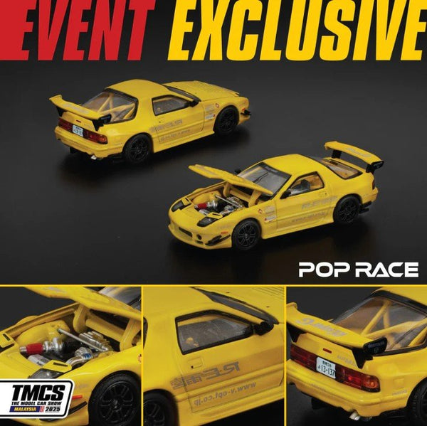 Pop Race 1:64 Mazd RX7 FC3S Re-Amemiya TMCS 2025 Exclusive