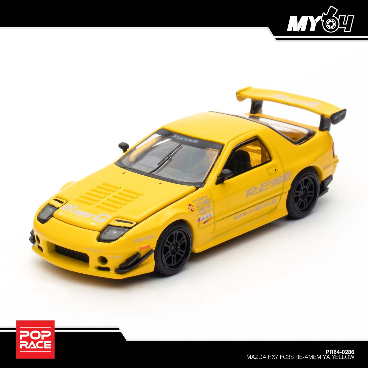 Pop Race 1:64 Mazd RX7 FC3S Re-Amemiya TMCS 2025 Exclusive – Little ...