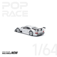 Thumbnail for Pop Race 1:64 Mercedes-Benz CLK AMG GTR SILVER