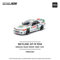 Thumbnail for Pop Race 1:64 Nissan Skyline GT-R R32 MACAU GUIA RACE 1990 WINNER