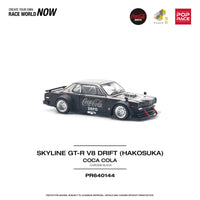 Thumbnail for Pop Race 1:64 Nissan Skyline GT-R V8 Drift COCA COLA ZERO BLACK CHROME